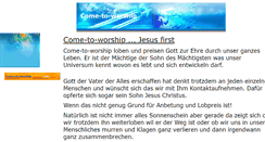 Desktop Screenshot of come-to-worship.de
